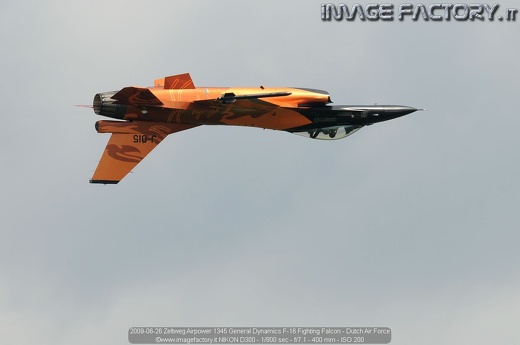 2009-06-26 Zeltweg Airpower 1345 General Dynamics F-16 Fighting Falcon - Dutch Air Force